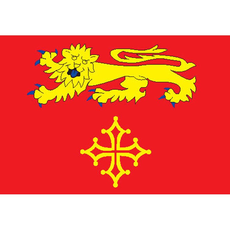 Tarnetgaronne Dep Flag N2987 A4 Photo Print