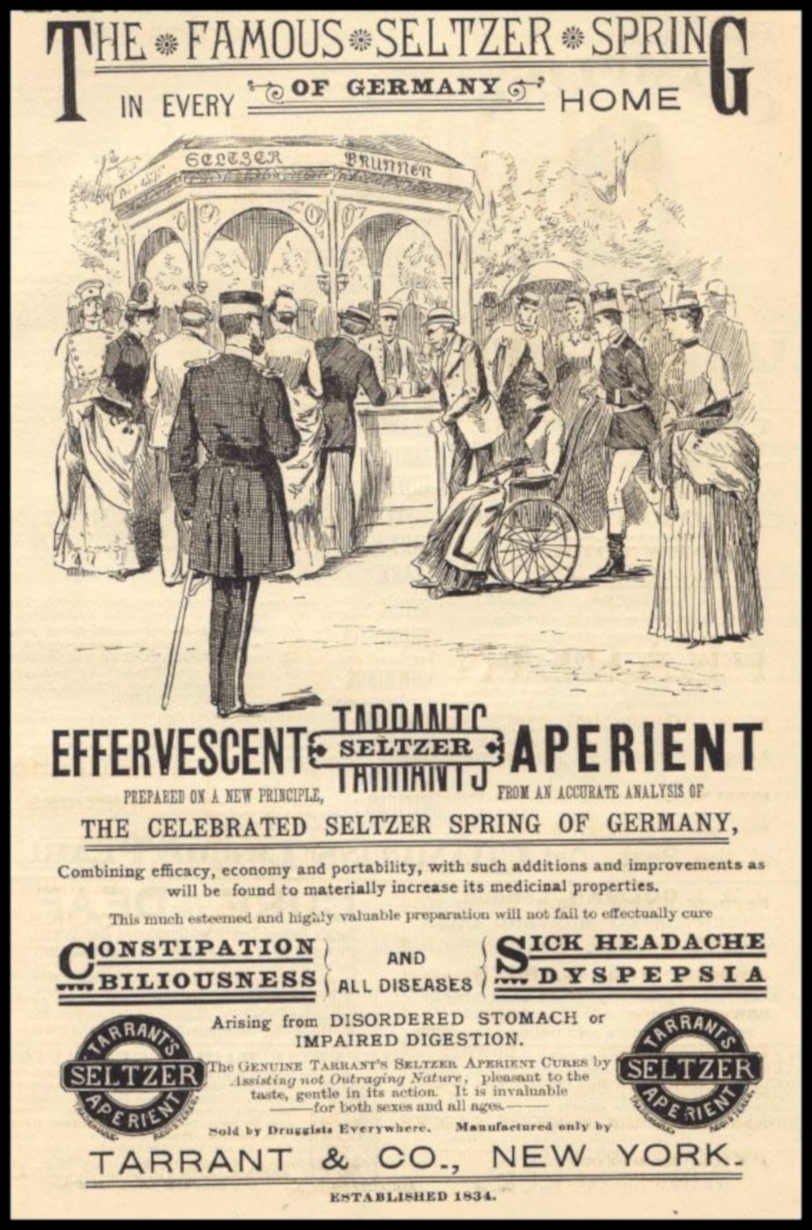 Tarrant Seltzer Spring 2 Vintage Retro Advert Ads A4 Photo Print