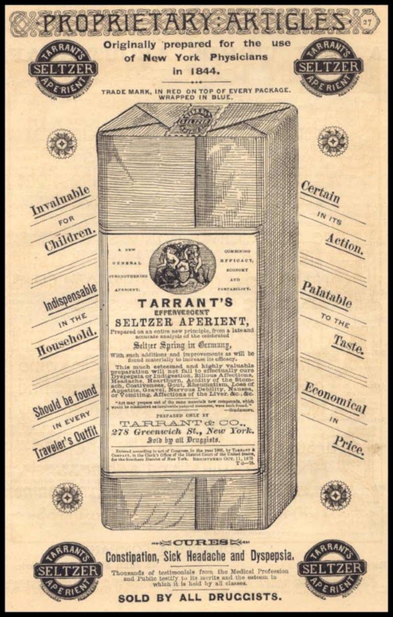 Tarrants Eltzer Aperient 2 Vintage Retro Advert Ads A4 Photo Print