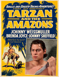 Tarzan Amazons Weissmuller Vintage Retro Advert Poster A4 Photo Print