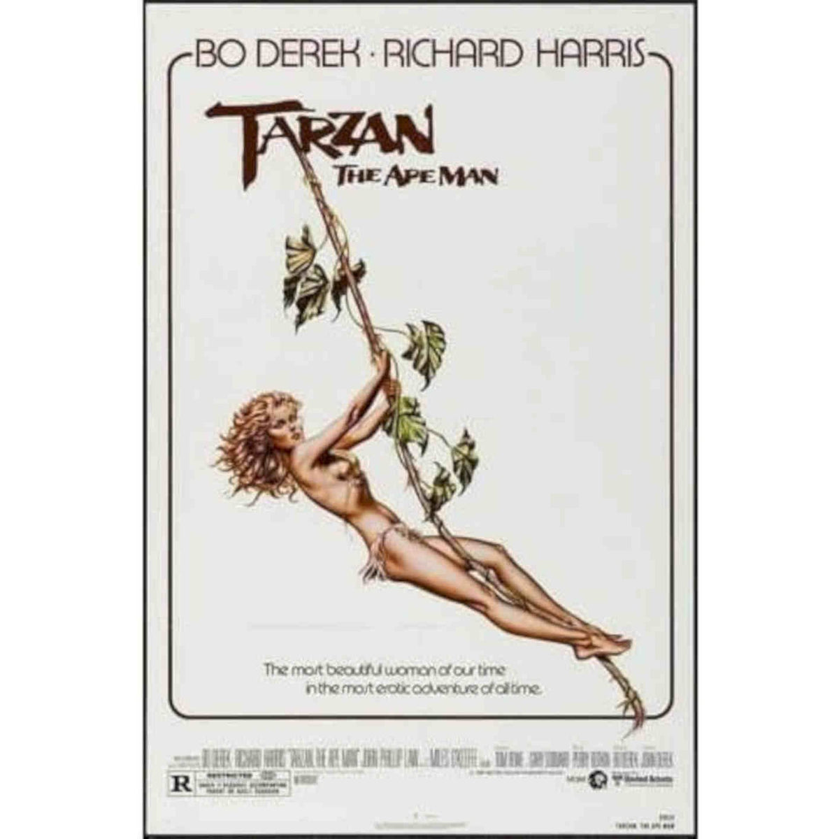 Tarzan Bo Derek Movie Rk 12 Vintage Retro Advert Poster A4 Photo Print