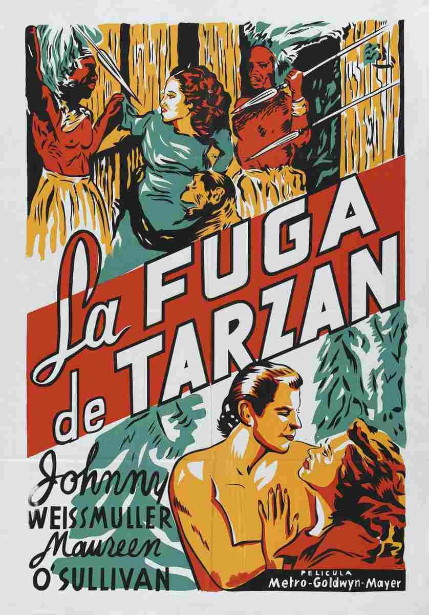  Tarzan Escapes 20 film star poster A4 Photo Print