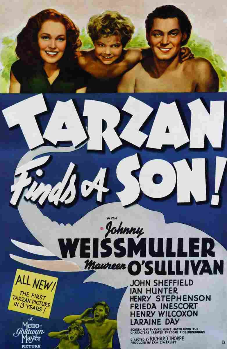  Tarzan Finds a Son 01 film star poster A4 Photo Print