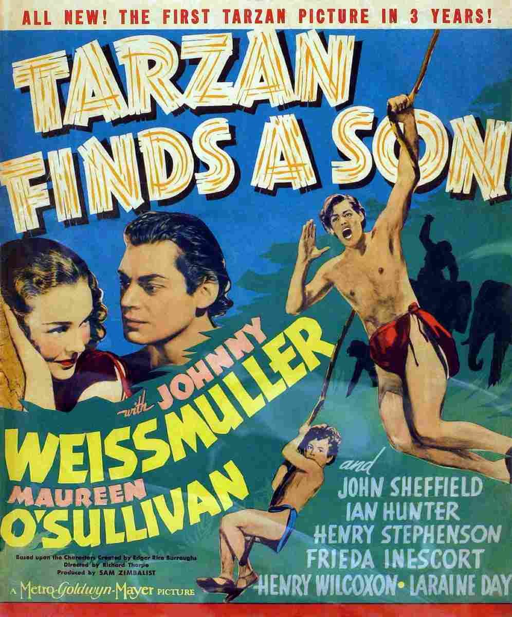  Tarzan Finds a Son 03 film star poster A4 Photo Print
