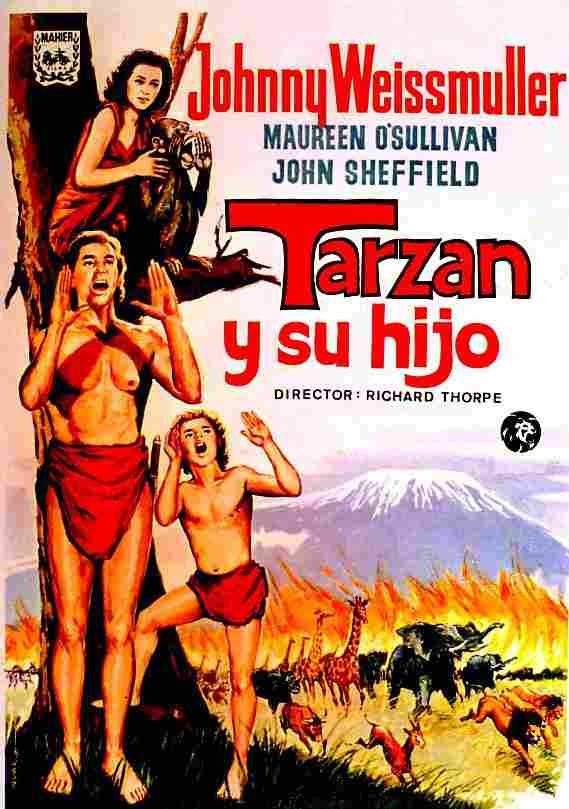  Tarzan Finds a Son 04 film star poster A4 Photo Print