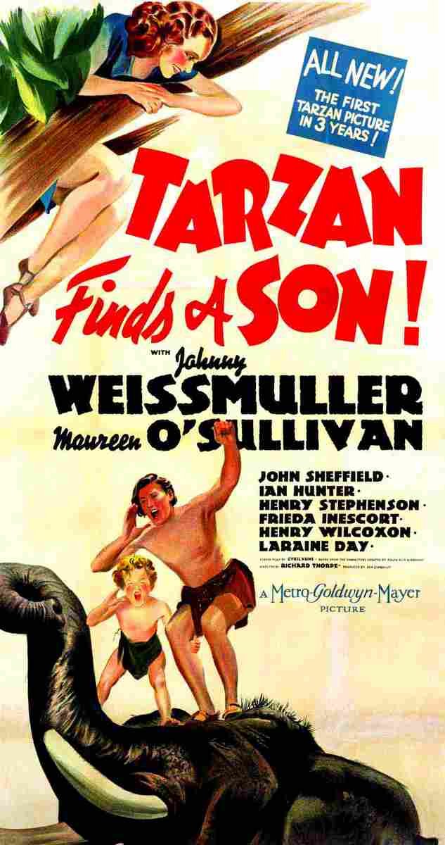  Tarzan Finds a Son 05 film star poster A4 Photo Print