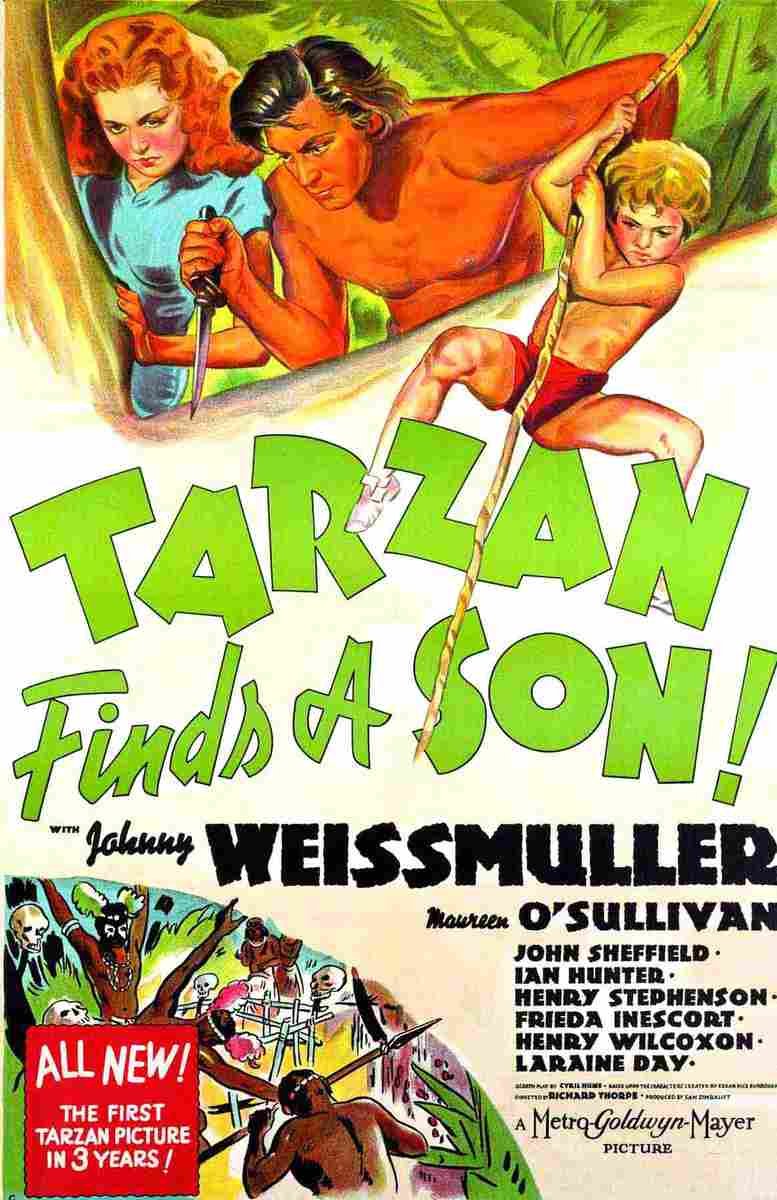  Tarzan Finds a Son 06 film star poster A4 Photo Print