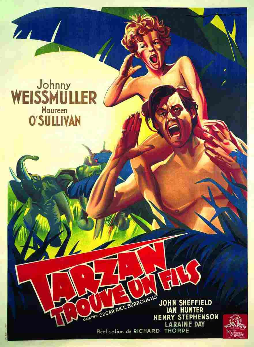  Tarzan Finds a Son 07 film star poster A4 Photo Print
