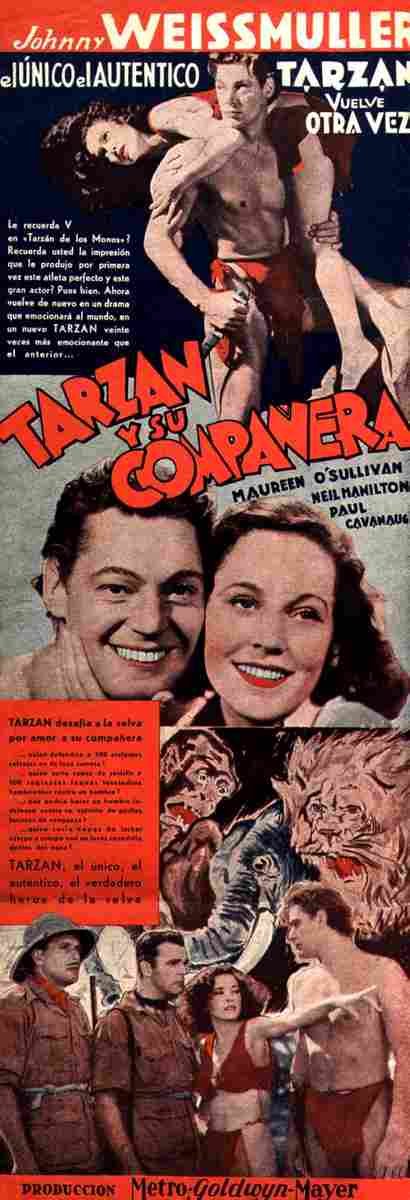  Tarzan and His Mate 09 film star poster A4 Photo Print