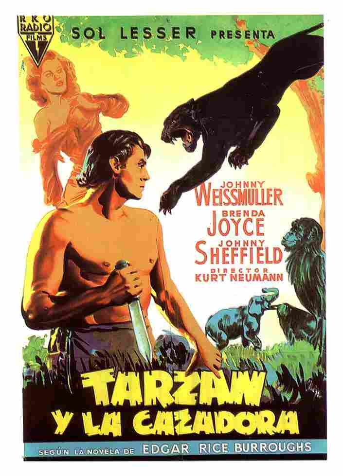 Tarzan and the Huntress 01 film star poster A4 Photo Print