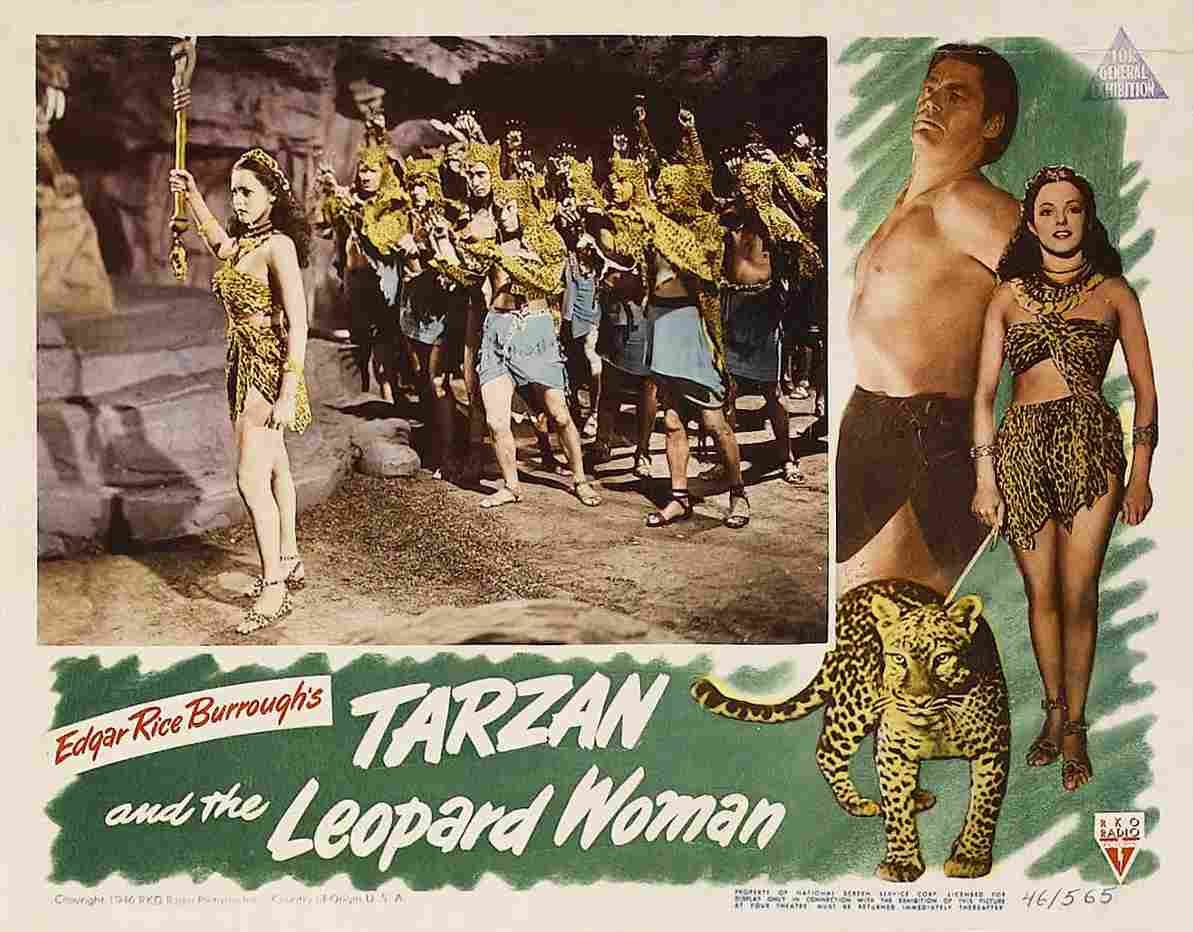 Tarzan and the Leopard Woman 05 film star poster A4 Photo Print