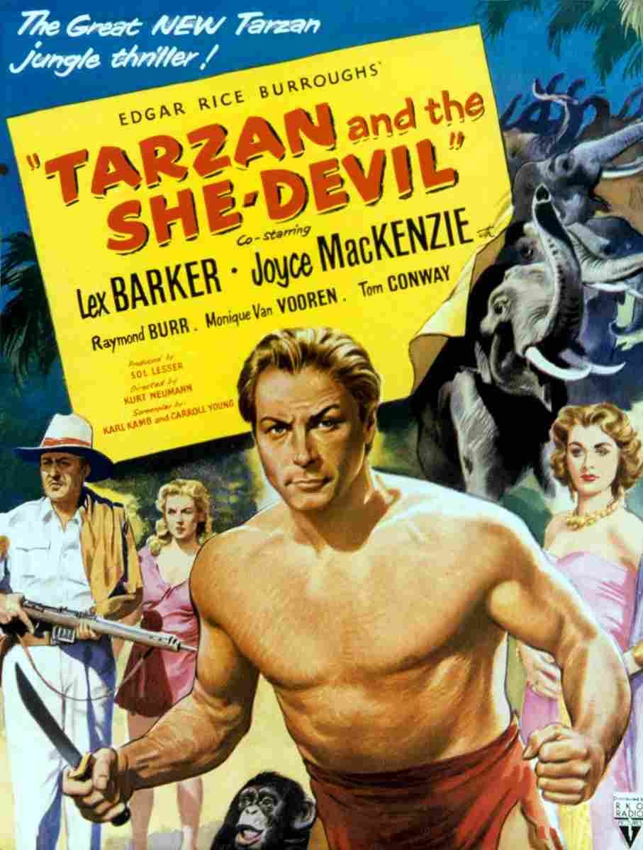 Tarzan and the She Devil 01 film star poster A4 Photo Print