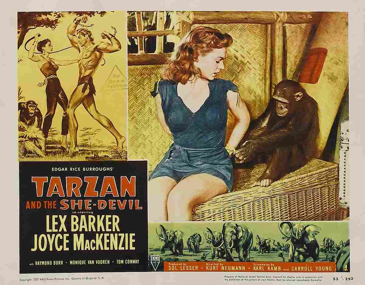  Tarzan and the She Devil 02 film star poster A4 Photo Print