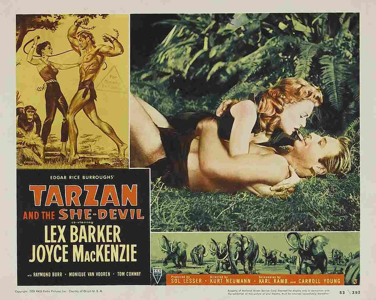  Tarzan and the She Devil 03 film star poster A4 Photo Print
