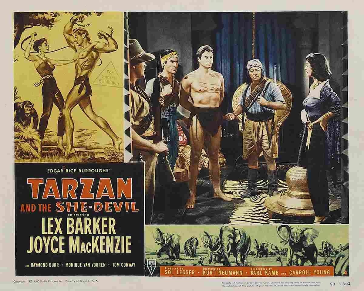  Tarzan and the She Devil 09 film star poster A4 Photo Print