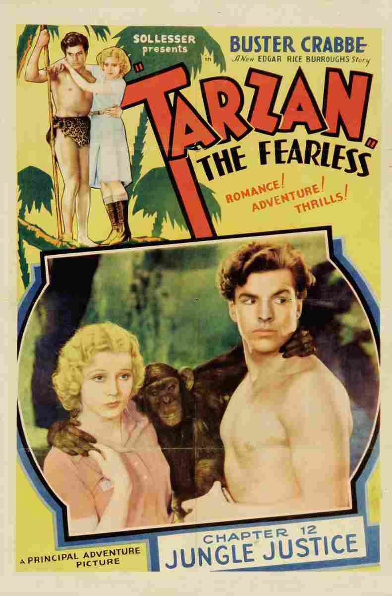  Tarzan the Fearless 01 film star poster A4 Photo Print
