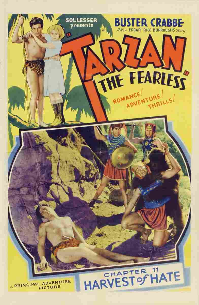  Tarzan the Fearless 03 film star poster A4 Photo Print
