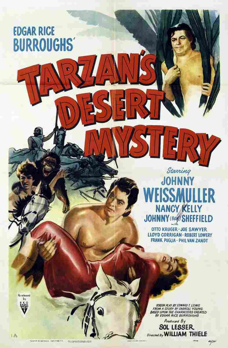  Tarzans Desert Mystery 01 film star poster A4 Photo Print