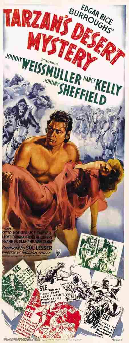  Tarzans Desert Mystery 03 film star poster A4 Photo Print