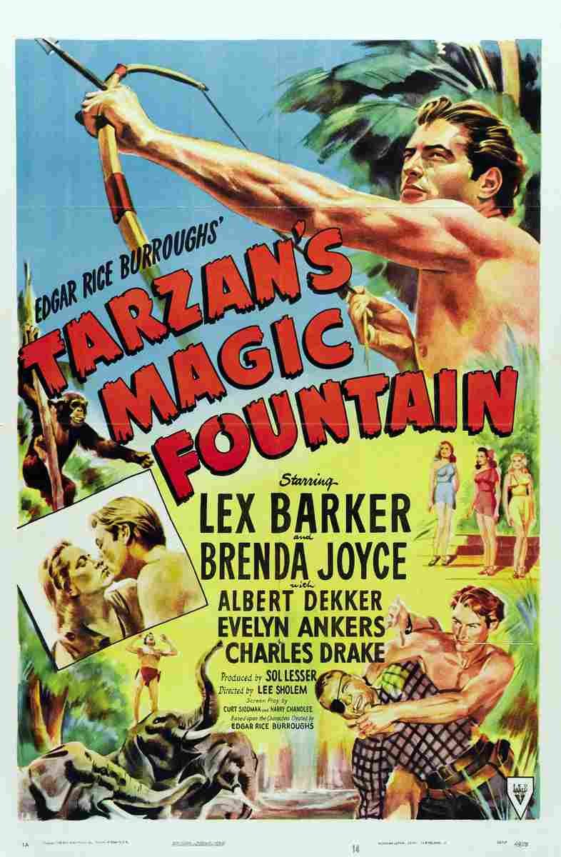  Tarzans Magic Fountain 01 film star poster A4 Photo Print