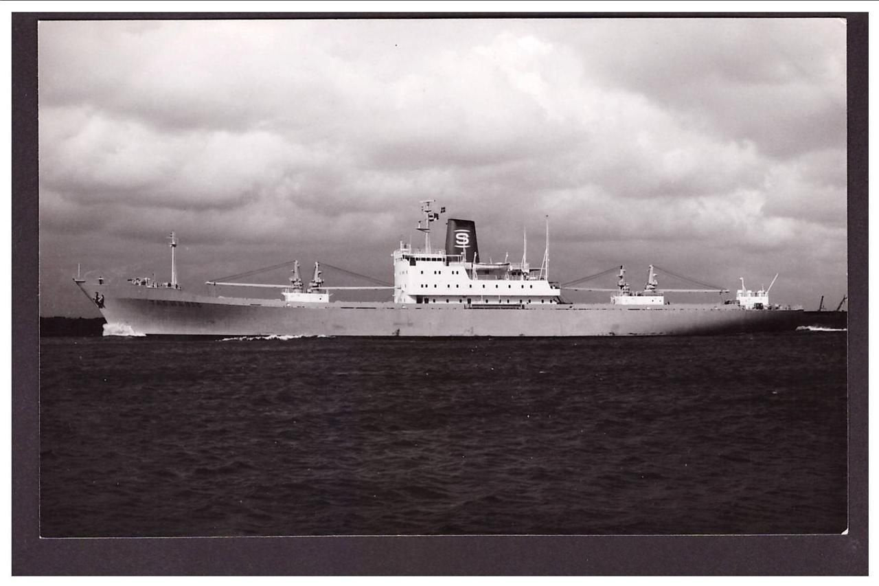 Tasmanic 1967 Red Transatlantic Sweden Steam ship A4 Photo Print