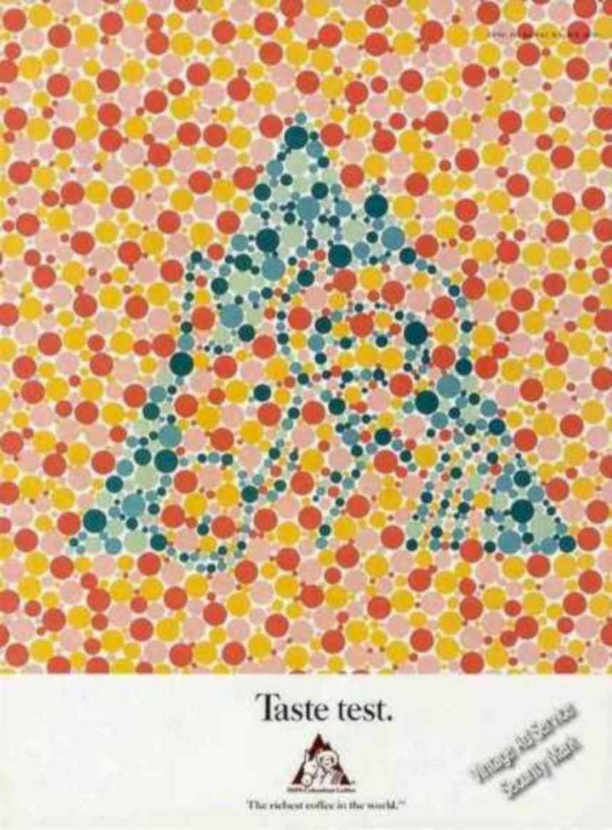 Taste Test Coffee 2 Vintage Retro Advert Ads A4 Photo Print