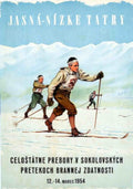 Tatry Ski 1954 Vintage Retro Advert Poster A4 Photo Print