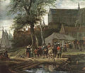 Tavern with May Tree detail A4 Photo Print
