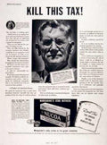 Tax Spread Bread Vintage Retro Advert Ads A4 Photo Print