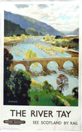 Tay Bridge Railways Vintage Retro Advert Poster A4 Photo Print