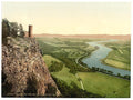Tay Valley from Kinnoul Hill Vintage A4 Photo Print
