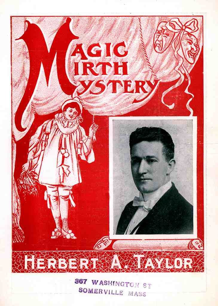 Taylor Magic Magician Vintage A4 Photo Print