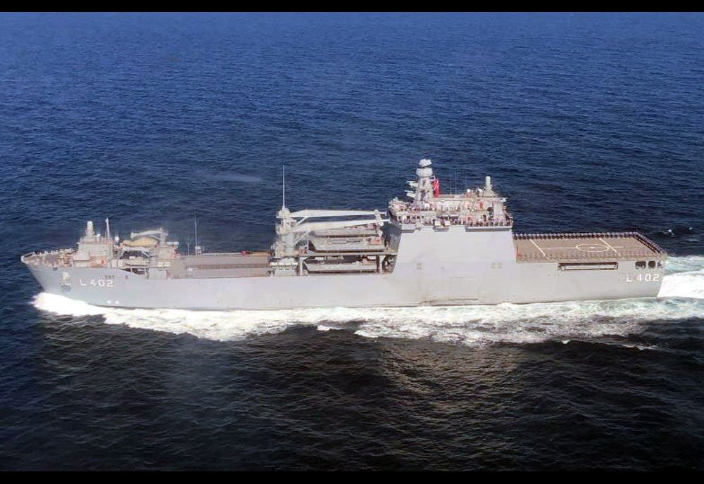 Tcg Bayraktar L402 Landing Ship Tank Transport Vessel Turkish Navy A4 Photo Print