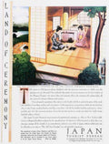 Tea Ceremony Japan Vintage Retro Advert Ads A4 Photo Print