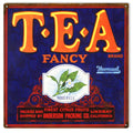 Tea Citrus Label Vintage Retro Advert Ads A4 Photo Print
