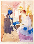 Tea In The Afternoon Cassatt A4 Photo Print