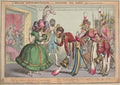 Tea Party Ballroom GB Cartoon Vintage Retro Advert Poster