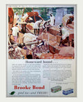 Tea River Boat Vintage Retro Advert Poster A4 Photo Print