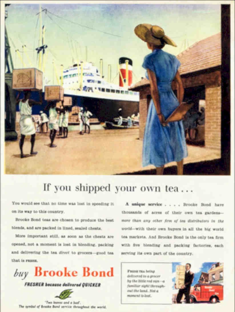 Tea Truck Brooke Vintage Retro Advert Poster A4 Photo Print
