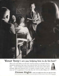 Teacher Triangle Chalkboard 1950s Vintage Retro Advert Poster