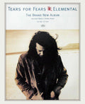 Tears Fears Elemental Vintage Retro Advert Poster A4 Photo Print