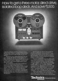 Technics Rs1500us Deck Vintage Retro Advert Ads A4 Photo Print