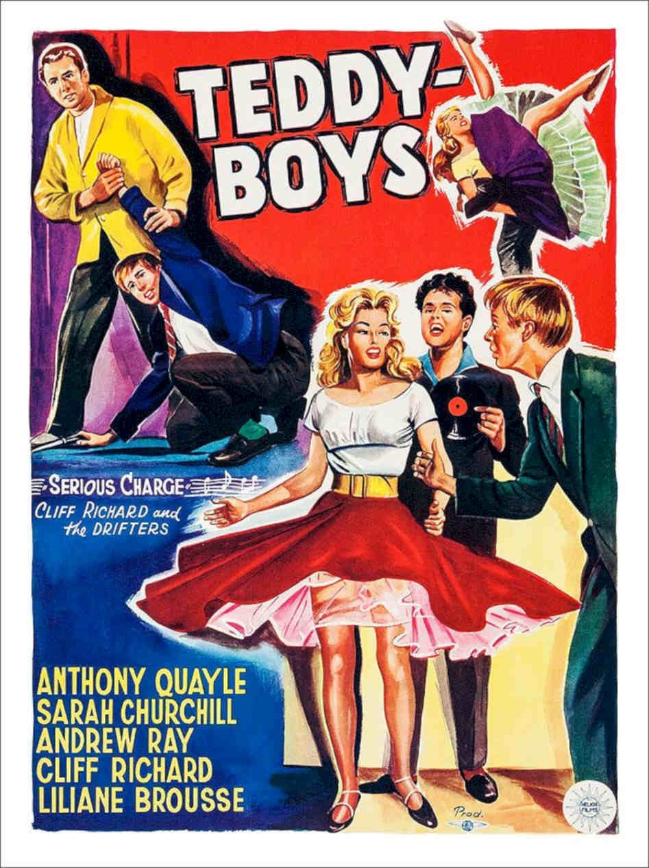 Teddy Boys Vintage Retro Advert Poster A4 Photo Print