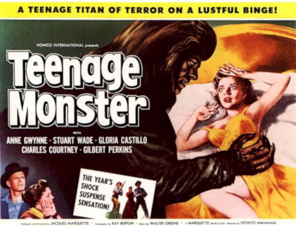 Teenage Monster Poster 1950s Vintage Retro Advert Poster
