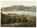 Tegernsee general view Upper Bavaria Vintage A4 Photo Print