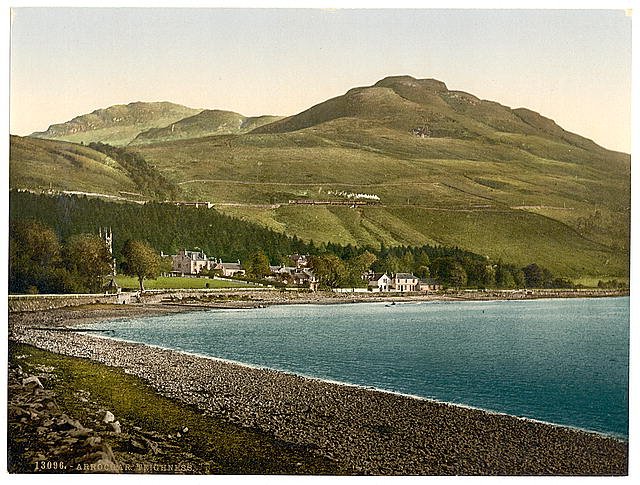 Teighness Arrochar Vintage A4 Photo Print