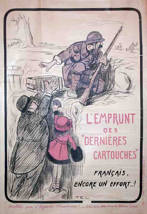 TelDerniereCartouches Vintage Advert A4 Photo Print