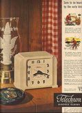 Telechron Clock 1211 Vintage Retro Advert Ads A4 Photo Print