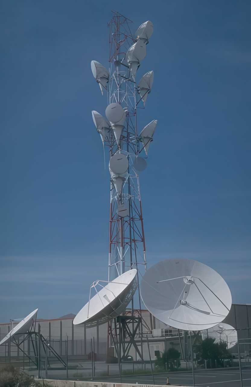 Telecom Tower Antennas A4 Photo Print