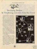Telephone Business Keytowns Vintage Retro Advert Ads A4 Photo Print